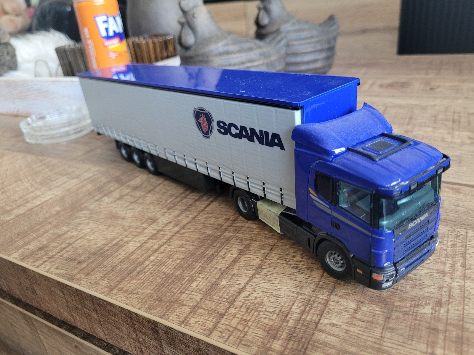 scania met demo oplegger, Tekno, Nieuw, Tekno, Bus of Vrachtwagen