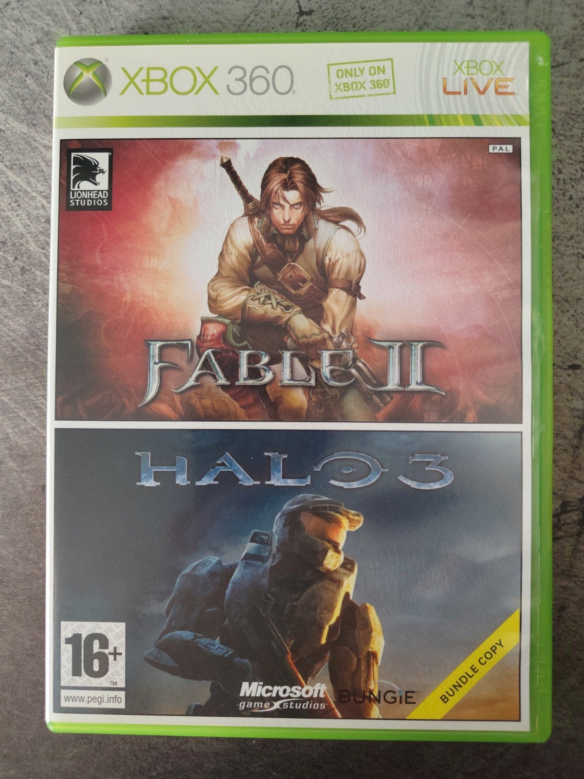 Fable II & Halo 3 - Bundle Copy - Xbox 360 - CIB, Gebruikt, Shooter, 1 speler, Ophalen of Verzenden