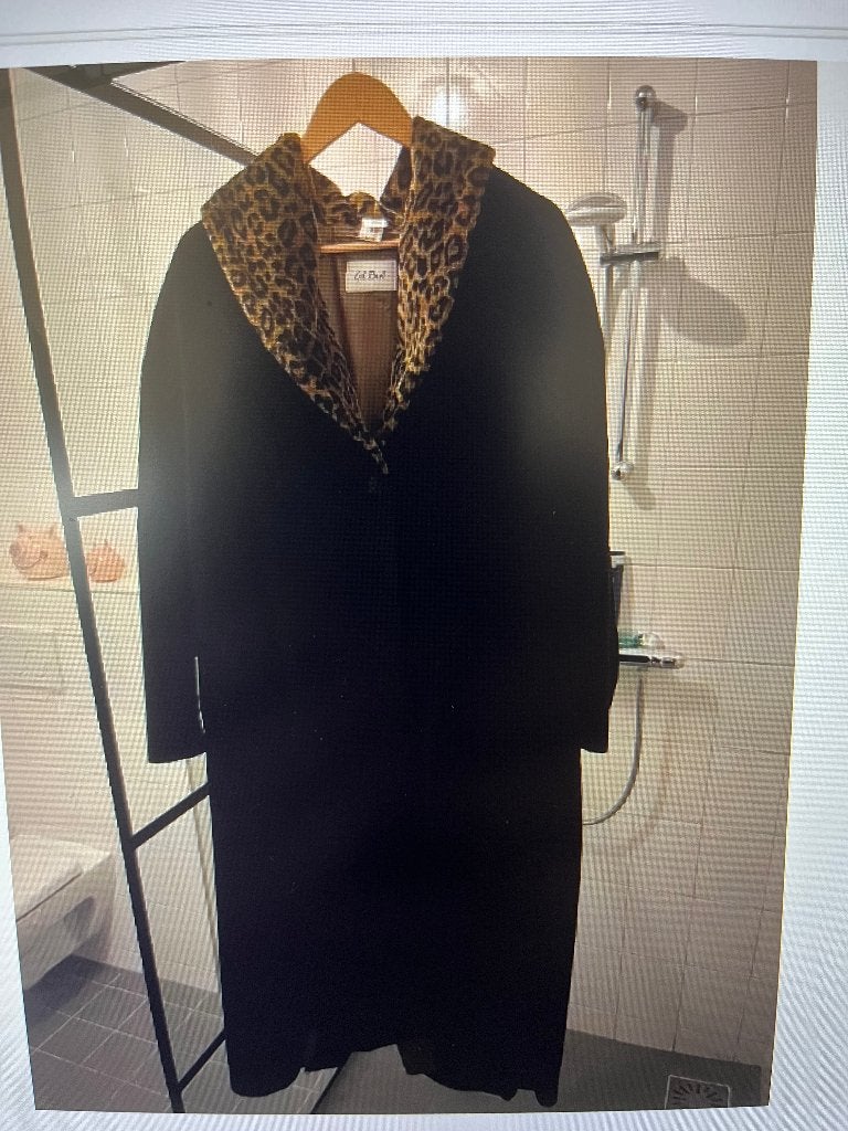 Winterjas zwart - lang model, Maat 38/40 (M), Zwart, Ophalen of Verzenden, Zo goed als nieuw