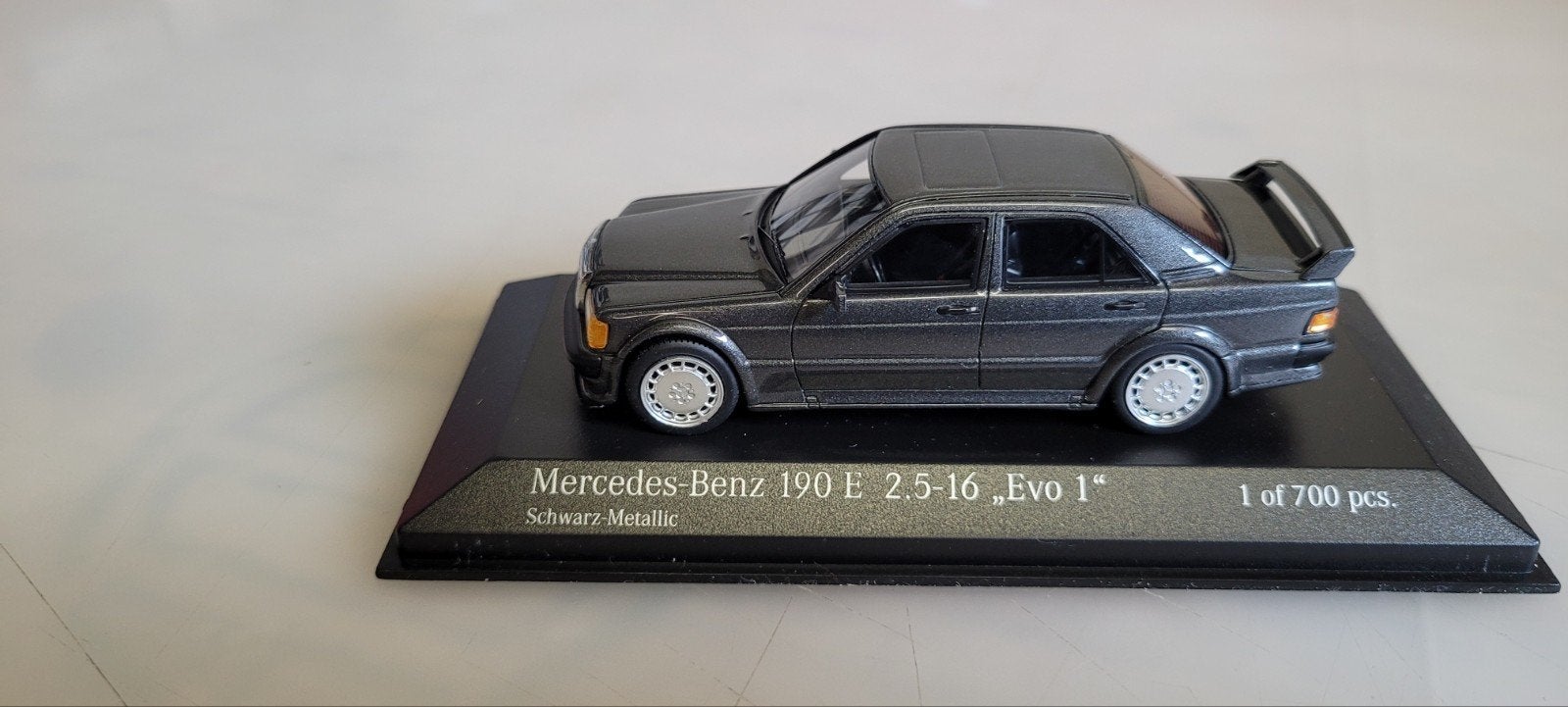 Minichamps 1990 Mercedes 190E 2.5-16 evo 1, Ophalen of Verzenden, Zo goed als nieuw, Auto, MiniChamps