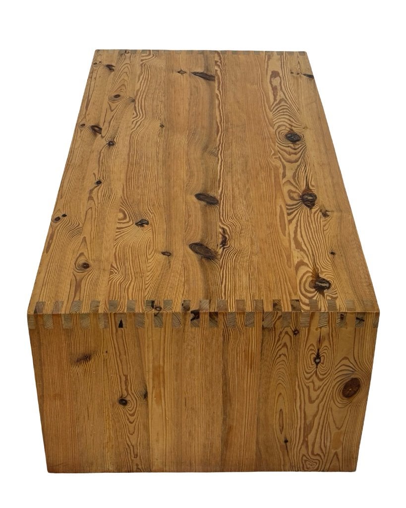 Vintage Salontafel Ate Van Apeldoorn Houtwerk Hattem Design, Ophalen, Ate Van Apeldoorn, Gebruikt, 100 tot 150 cm