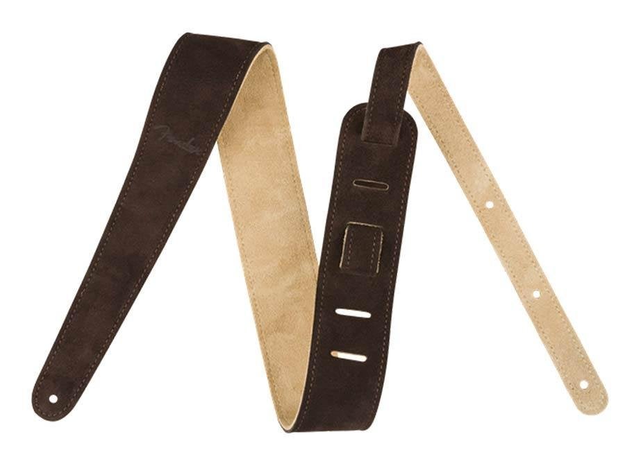 Fender 990691021 2 gitaarband suède omkeerbaar bruin/tan, ., Nieuw, Ophalen of Verzenden, .