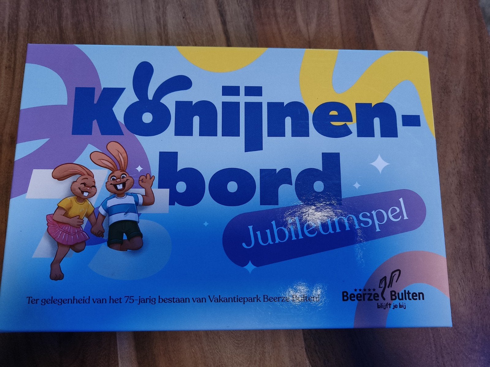 Konijnen-bord Jubileumspel - Beerze Bulten, Drie of vier spelers, Ophalen of Verzenden, Zo goed als nieuw, Beerze Bulten