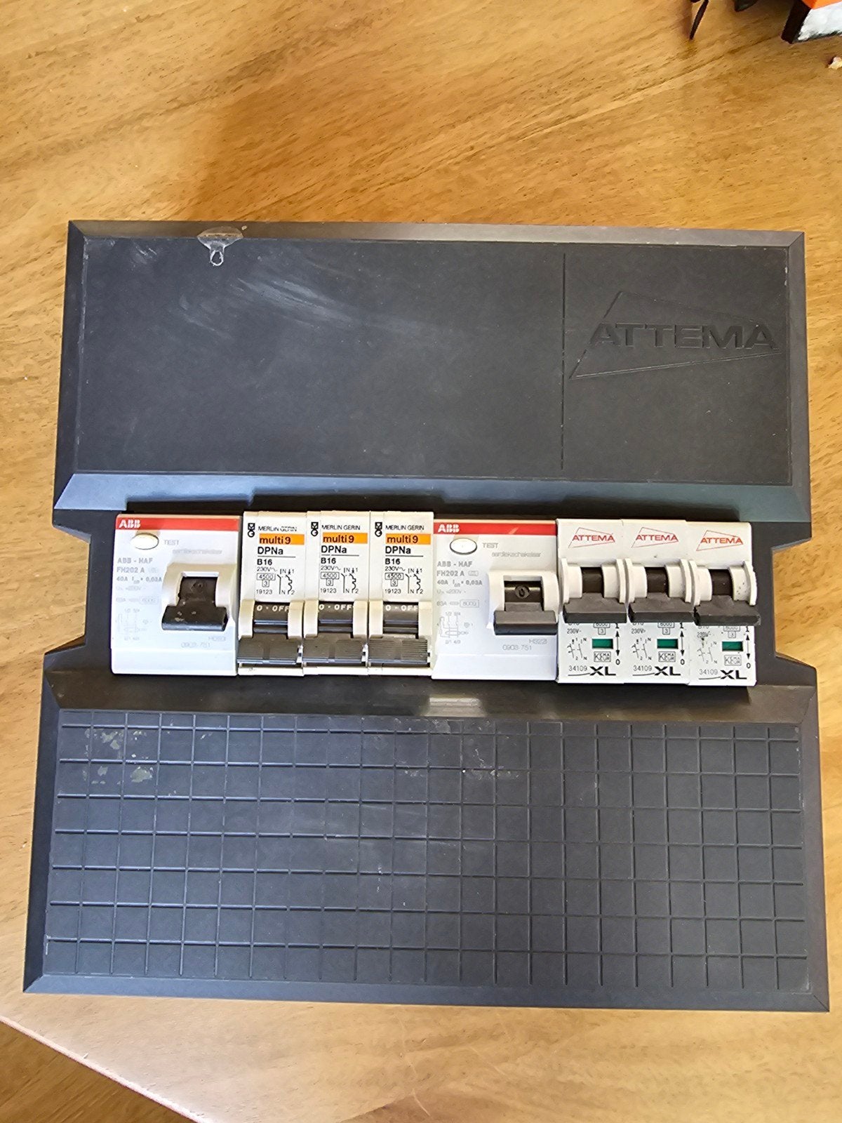 Groepenkast met ABB en Attema componenten, Ophalen, Gebruikt, ABB, Groepenkast