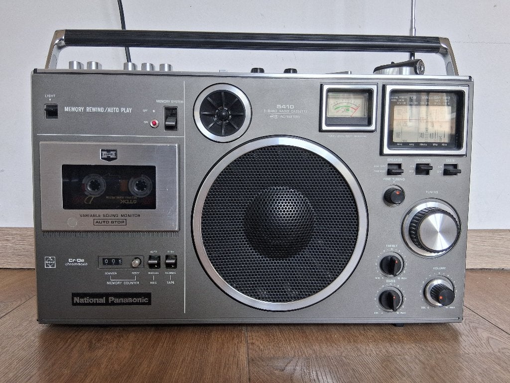 National Panasonic RF-5410 LBS ghettoblaster, Ophalen of Verzenden, Gebruikt, Radio