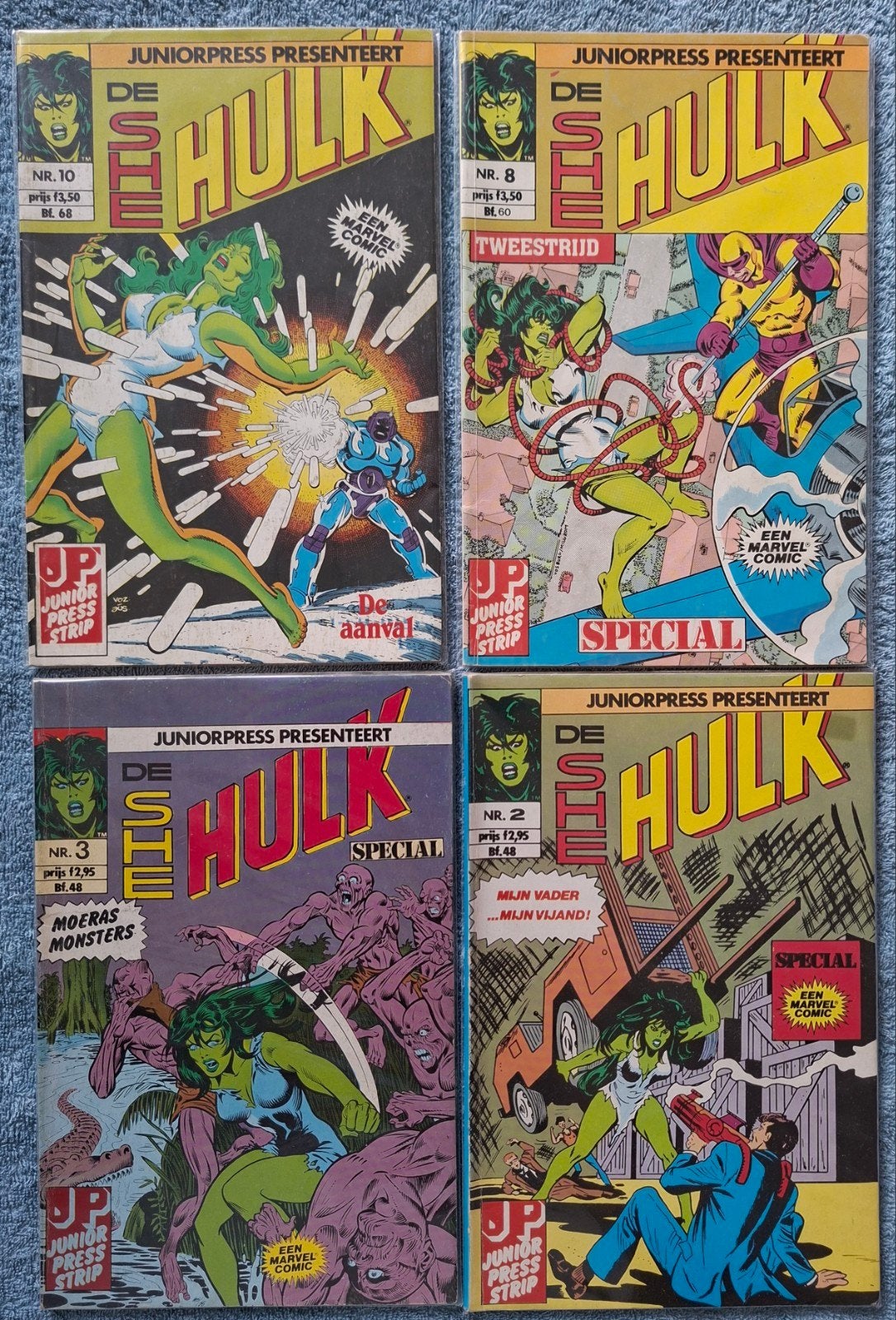 DE SHE HULK COMICS. JUNIORPRESS. 2.50 EURO PER STUK., Meerdere comics, Ophalen of Verzenden, Zo goed als nieuw, Europa