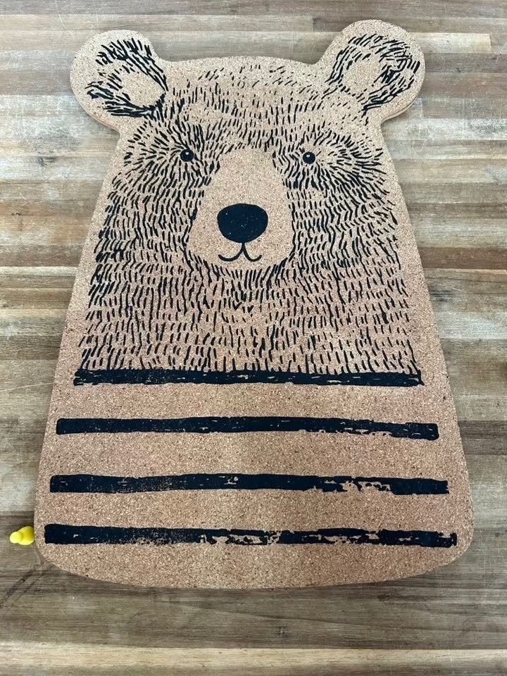Leuk beren prikbord van kurk voor kinderkamer, Bruin, Ophalen of Verzenden, Zo goed als nieuw, Wanddecoratie