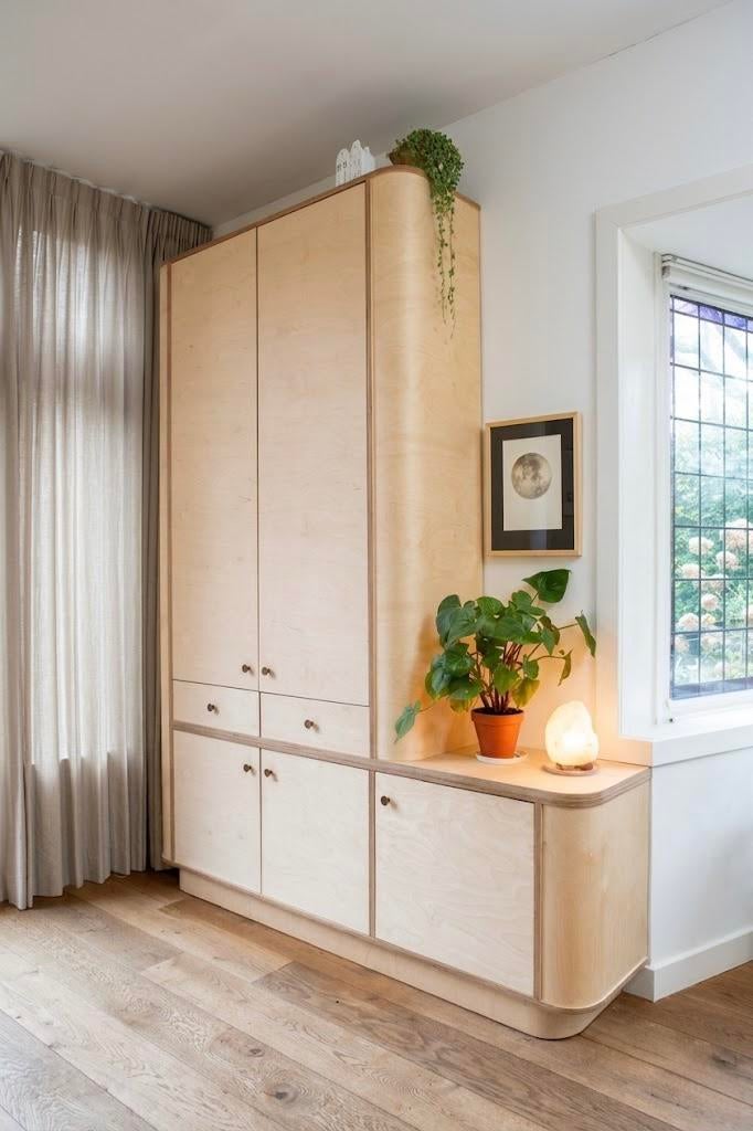 Handgemaakt Berken Design Meubel | Japandi | Maatwerk Uniek, Ophalen, Nieuw, 25 tot 50 cm, Minder dan 100 cm