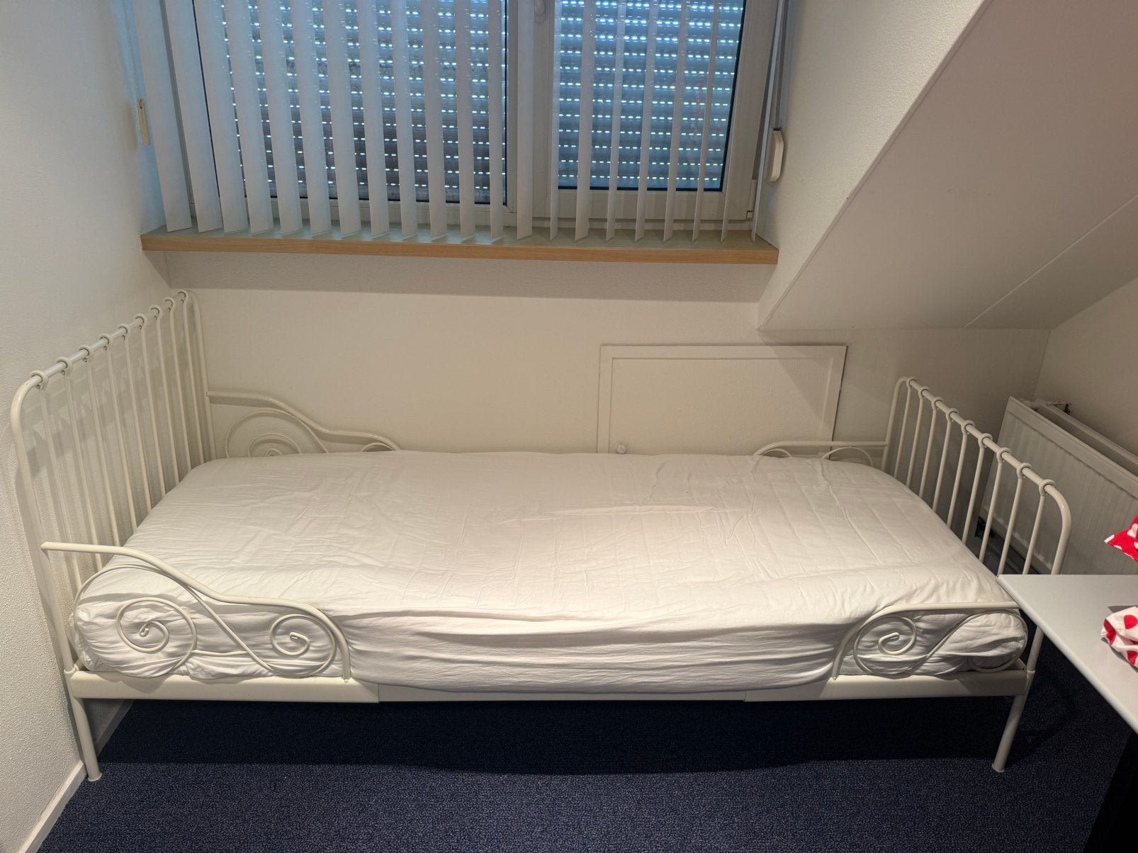 Bed 1 persoons, Ophalen, Gebruikt, Wit
