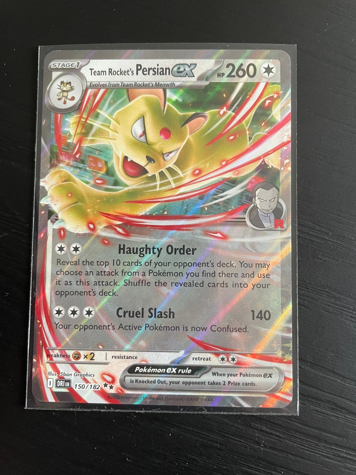 Team Rocket’s Persian EX, Ophalen of Verzenden, Zo goed als nieuw