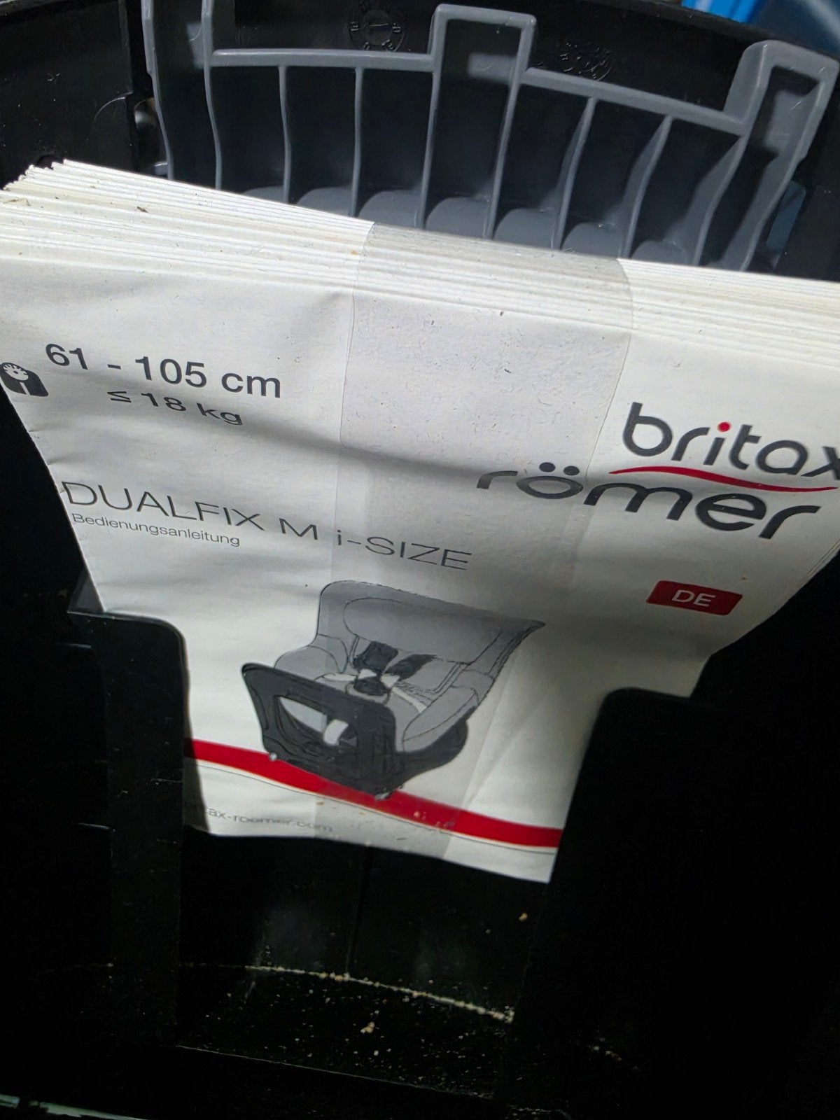 autostoel britax romer dualfix m i size, Kinderen en Baby's, Autostoeltjes, Ophalen, Gebruikt