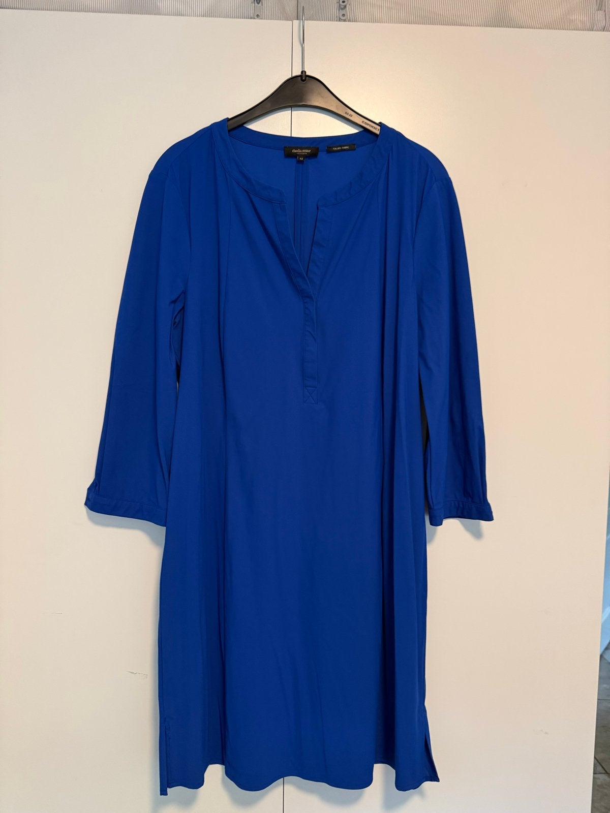 Claudia Sträter Travelstof Tuniekjurk Kobaltblauw Maat 42 (L, Ophalen of Verzenden, Zo goed als nieuw, Maat 42/44 (L), Blauw