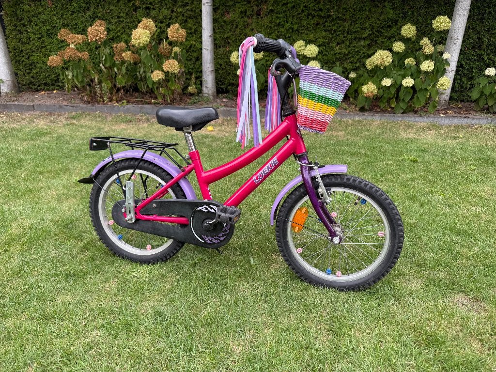 Loekie meisjesfiets 16 inch, Fietsen en Brommers, Fietsen | Kinderfietsjes, Ophalen, Terugtraprem, Loekie, 16 tot 20 inch