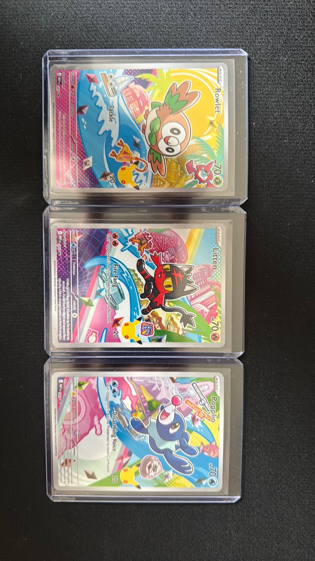 Pokemon First Partner Gen 7 Starters, Ophalen, Zo goed als nieuw, Meerdere kaarten