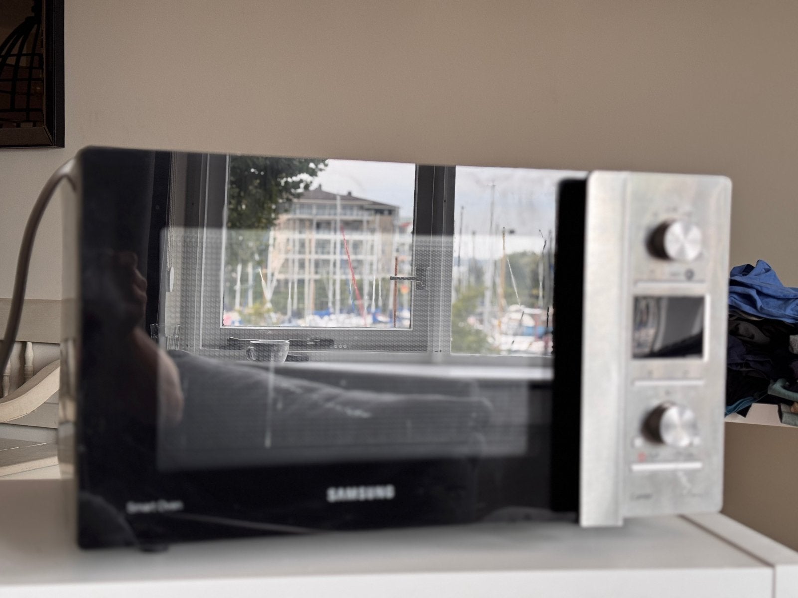 Combimagnetron Samsung Smart Oven, Ophalen of Verzenden, Zo goed als nieuw, Oven
