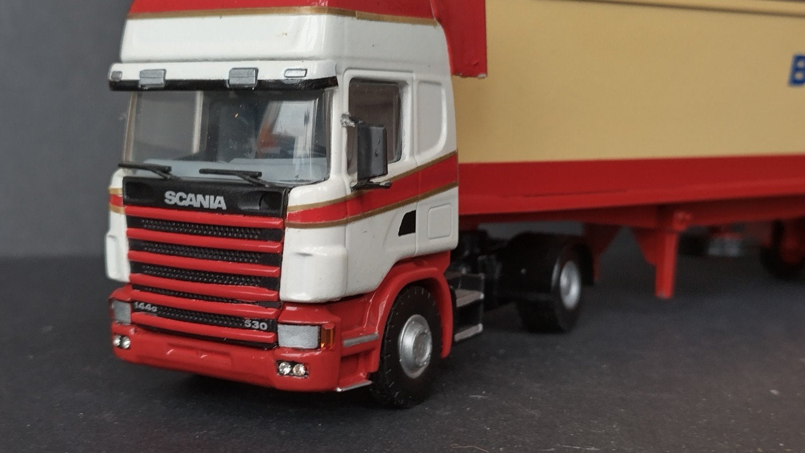 Scania 144 Bussink transport Ulft 1:50 Lion Car Pol, Verzenden, ., Zo goed als nieuw, Lion