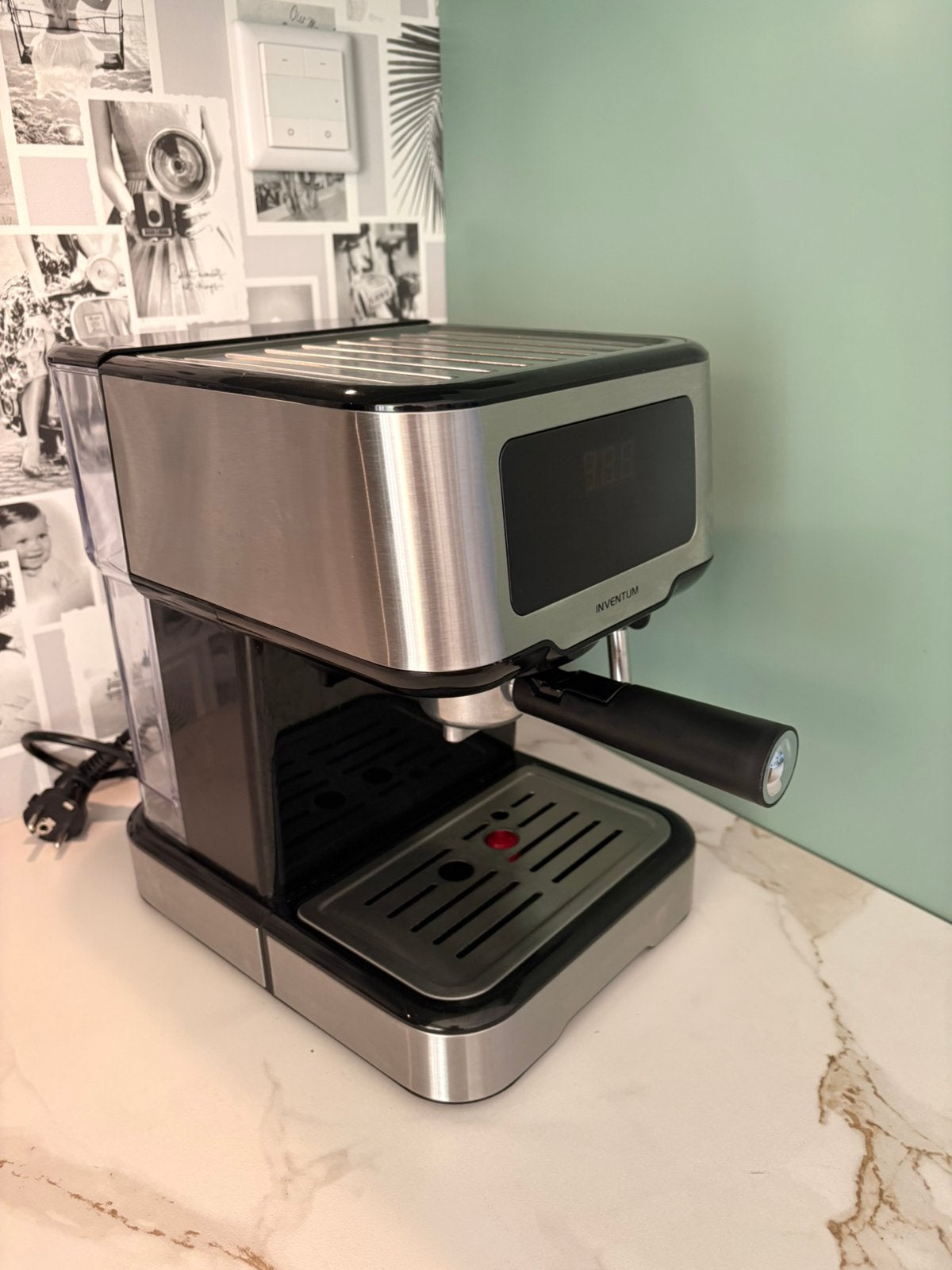 Inventum espressomachine KZ910PD, Ophalen of Verzenden, Espresso apparaat, Gemalen koffie, Stoompijpje
