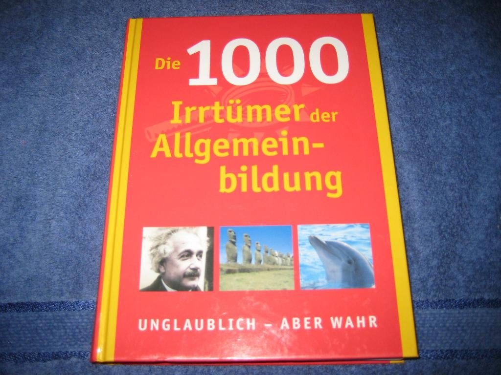 Die 1000 Irrtümer der Allgemeinbildung, Ophalen of Verzenden, Zo goed als nieuw