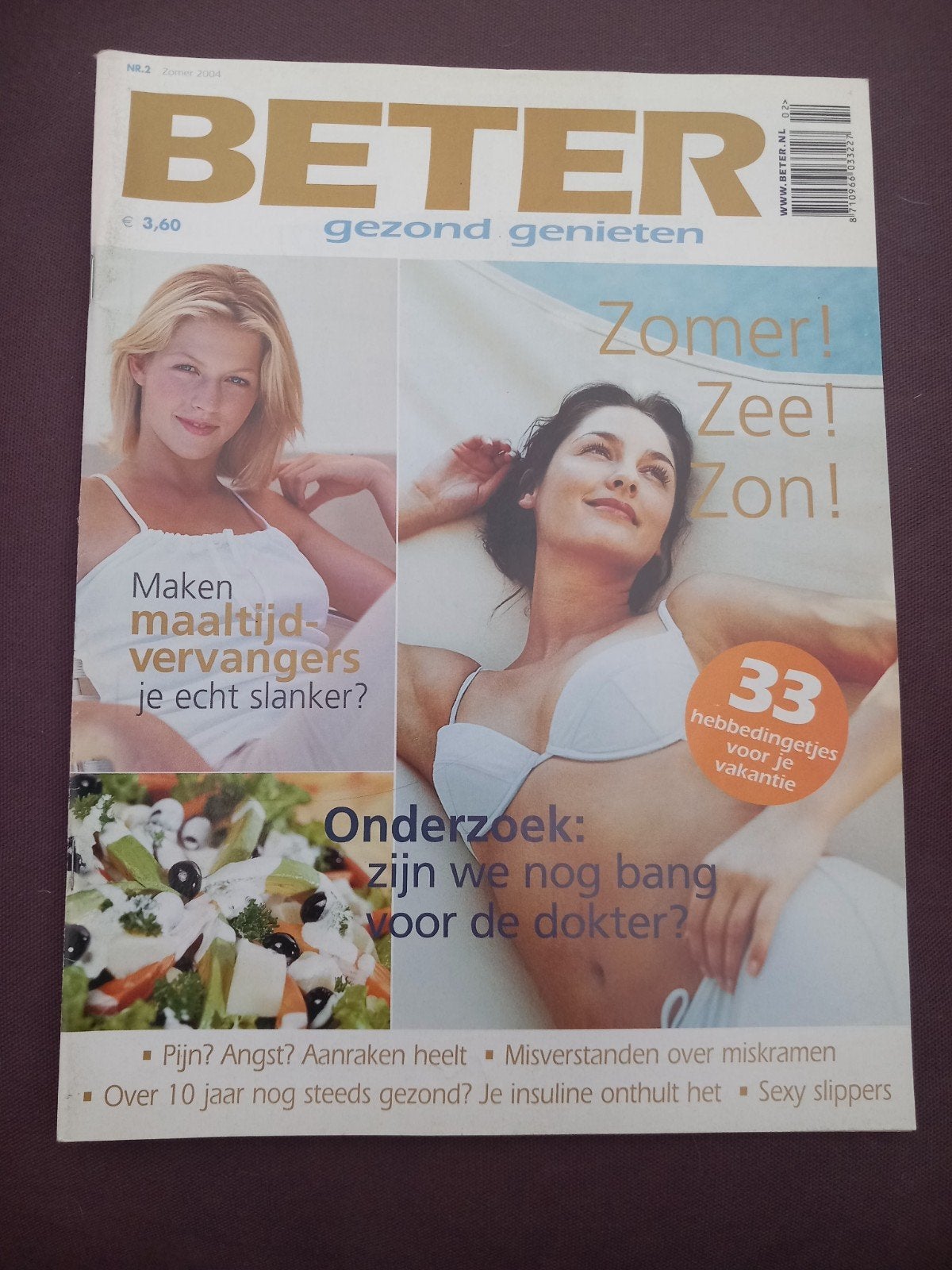Beter Magazine Zomer 2004 - Gezond Genieten, Ophalen of Verzenden, Zo goed als nieuw, Overige typen