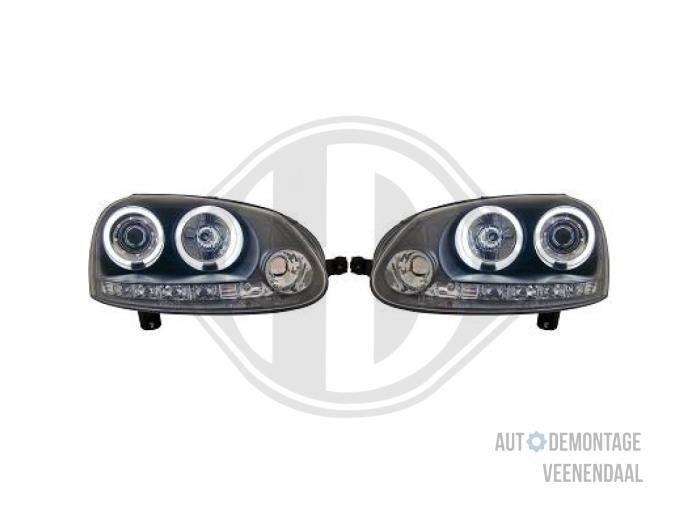 Koplampset links + rechts van een Volkswagen Golf, Auto-onderdelen, -, Volkswagen, -, Nieuw