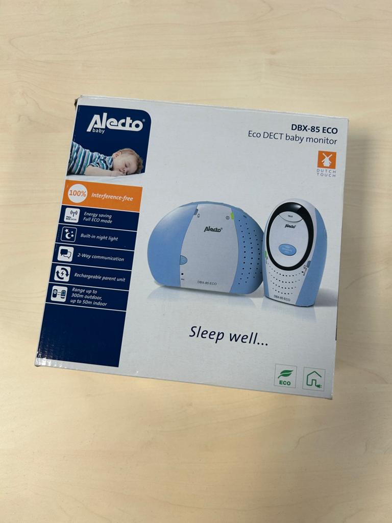 Babyfoon Eco DECT baby monitor DBX-85, Kinderen en Baby's, Babyfoons, Ophalen of Verzenden, Zo goed als nieuw