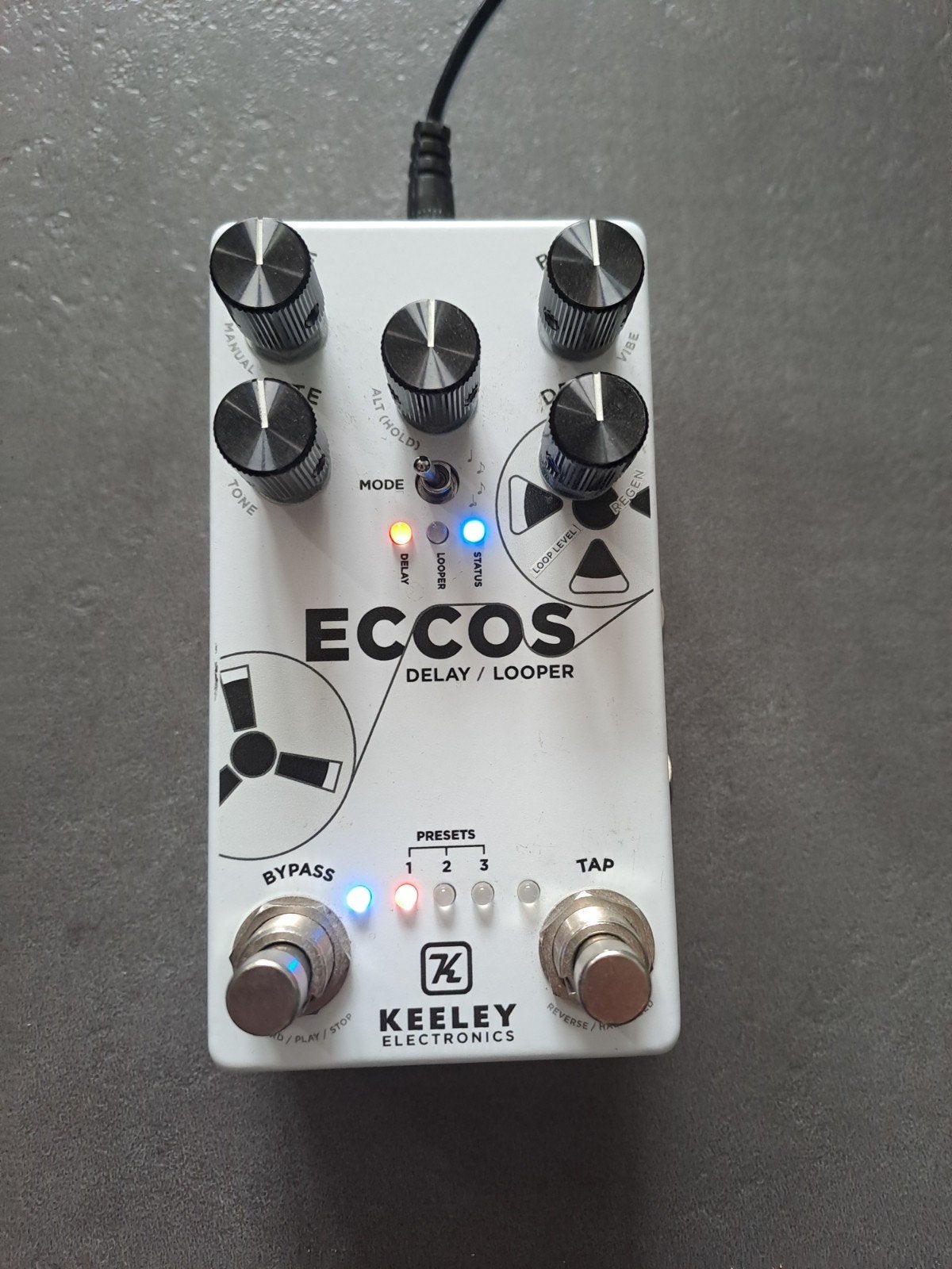 Keeley Eccos Delay/Looper, Ophalen of Verzenden, Zo goed als nieuw, Delay of Echo