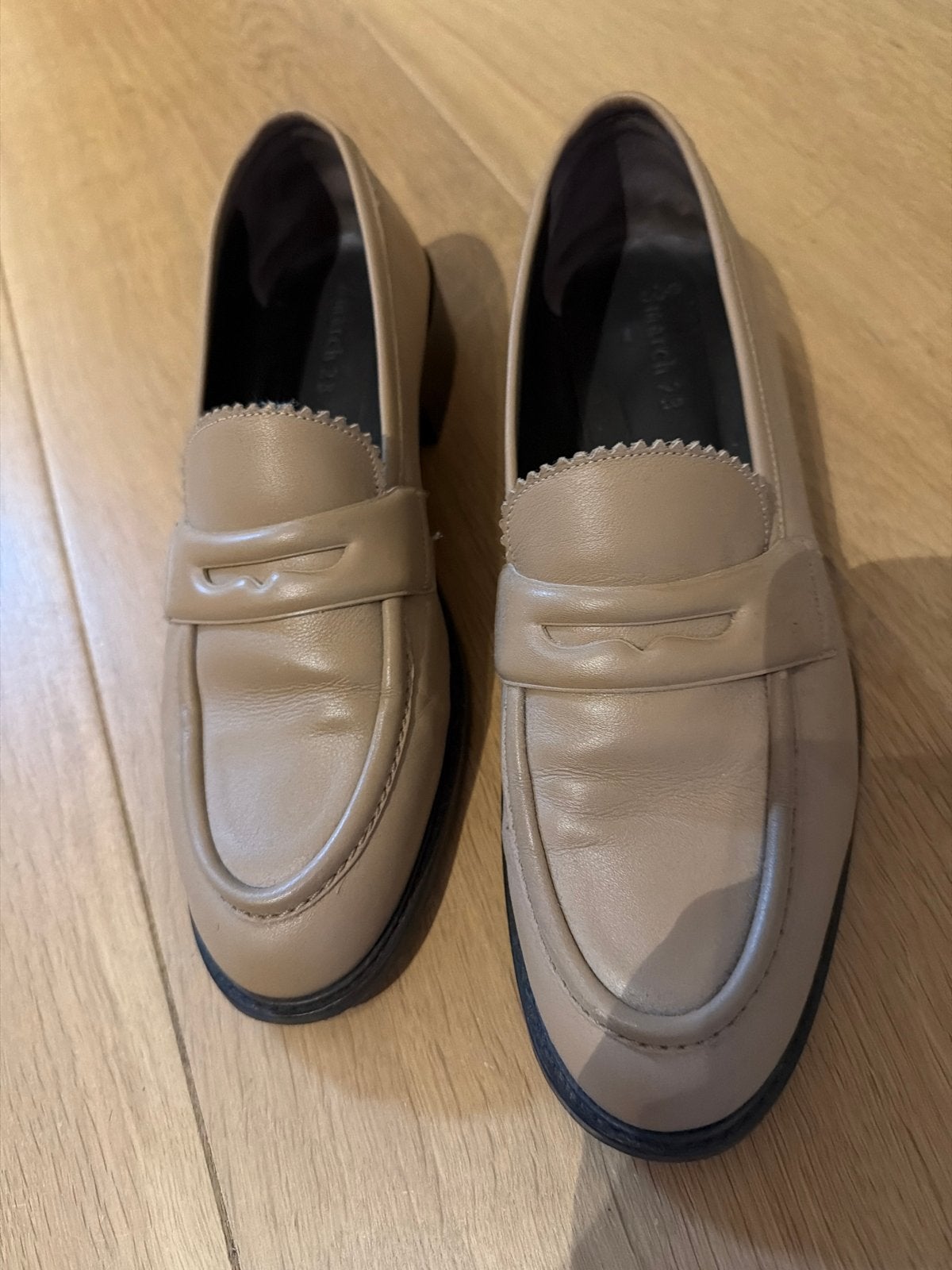 March 23 beige instappers loafers mt 41 Zo goed als nieuw, Verzenden, Zo goed als nieuw, Instappers, Beige