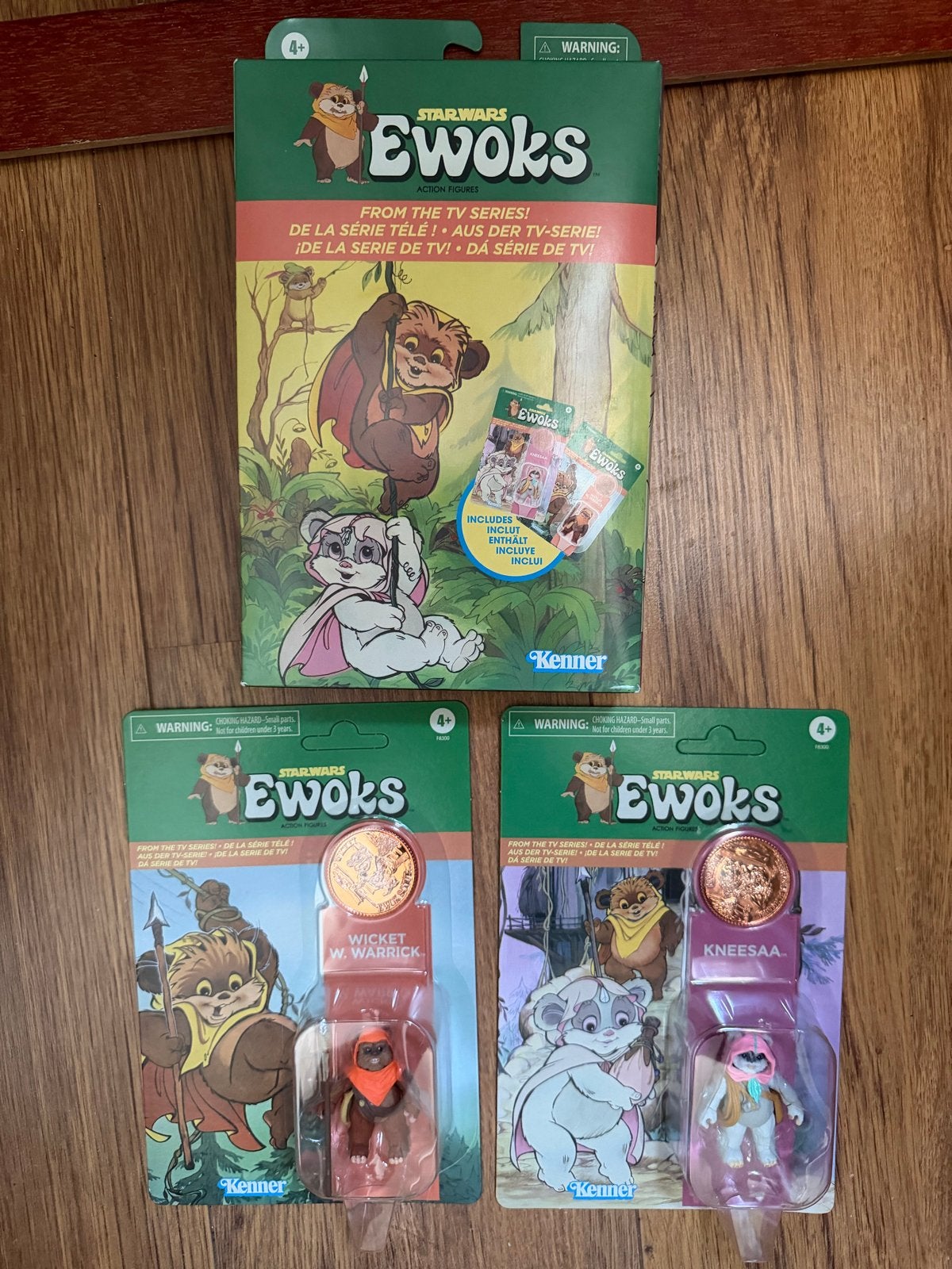 Star Wars Ewoks Actiefiguren Set - Wicket & Kneesaa, Ophalen of Verzenden, Nieuw