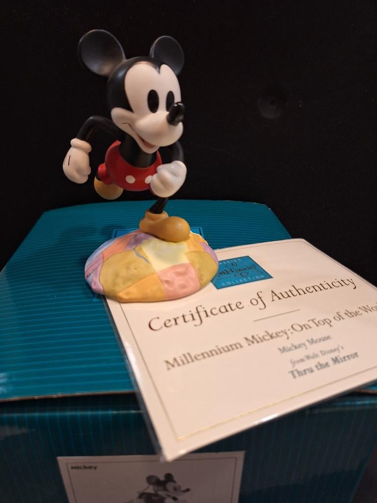 WDCC Walt Disney Classic Collection Mickey Mouse, Verzamelen, Disney, Ophalen, Mickey Mouse, Zo goed als nieuw, Beeldje of Figuurtje