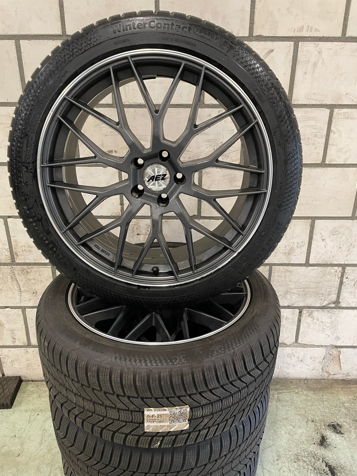 20 “ lichtmetalen velgen + winterbanden voor Porsche Macan, Banden en Velgen, Berkevns, Personenwagen, Banden