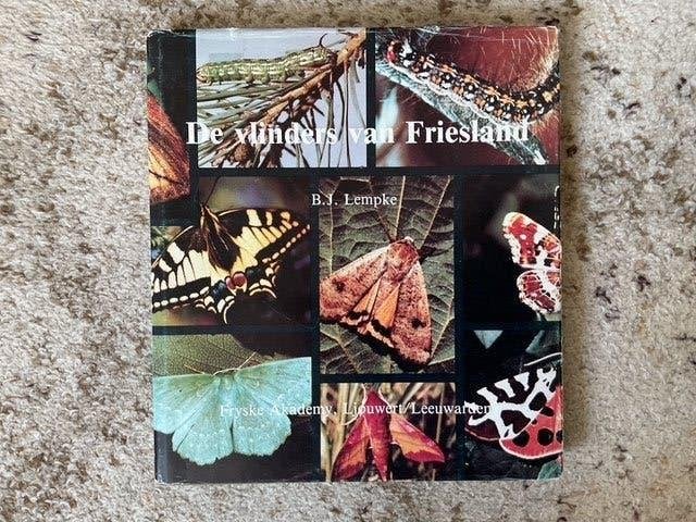 De vlinders van Friesland  van B.J.Lemke, Gelezen, Ophalen of Verzenden, B.J.Lemke, Overige onderwerpen