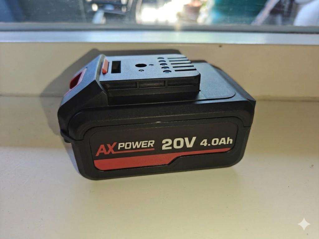 2x Ferm - Ax-power - Accu 20v - 4,0ah Li-ion, Ophalen of Verzenden, Zo goed als nieuw