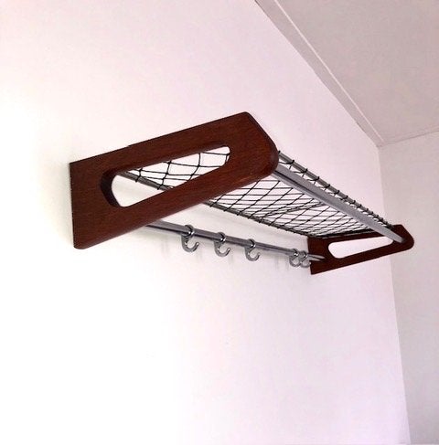 Teakhouten kapstok ontwerp Børge Mogensen, Denemarken, Ophalen of Verzenden