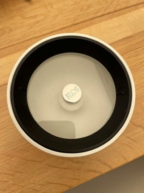flos wan c/w plafondlamp wit, Ophalen of Verzenden, Zo goed als nieuw, Metaal, G9