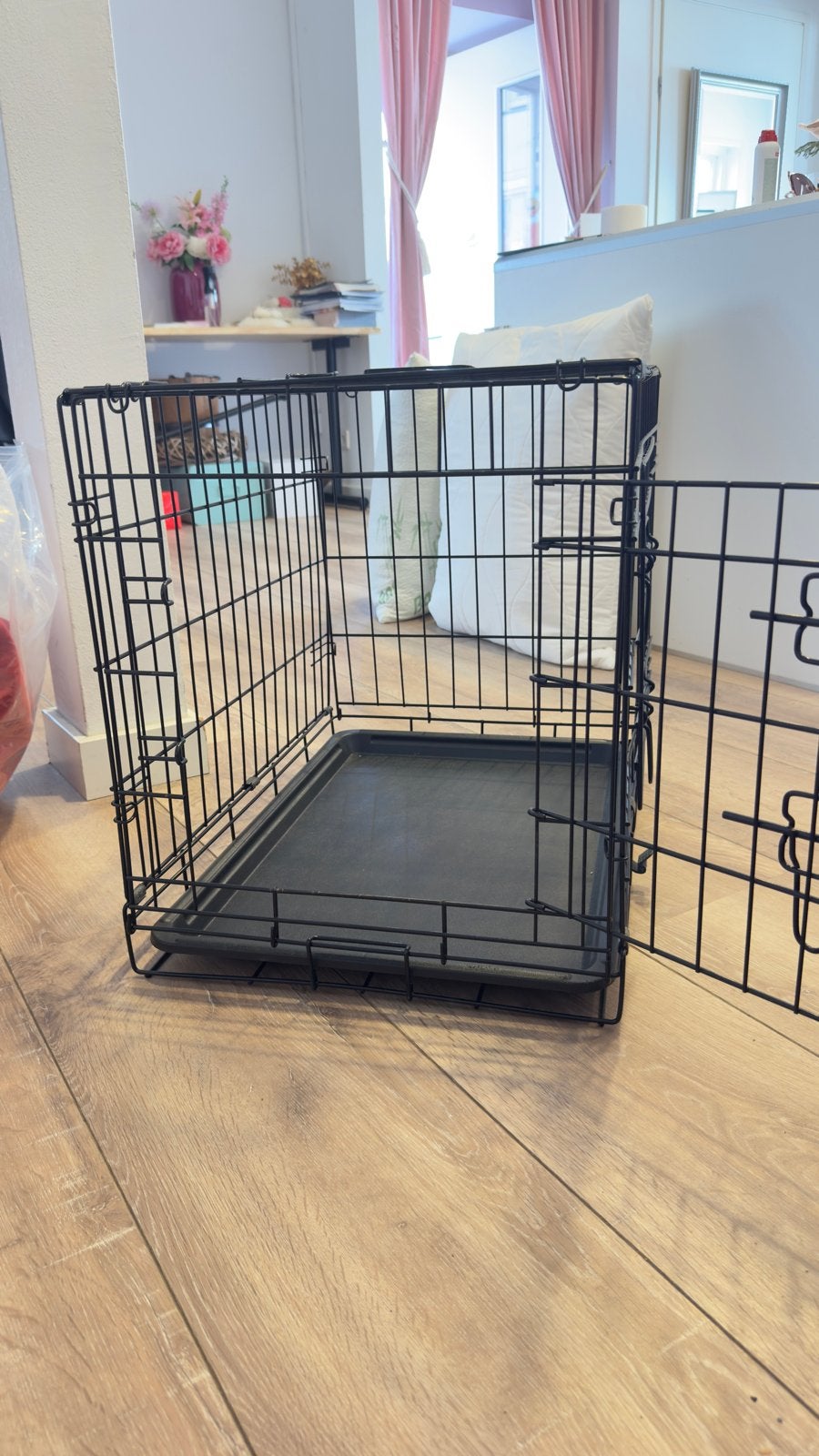 Hondenbench incl hoes 60x50x44, Dieren en Toebehoren, Ophalen of Verzenden, Zo goed als nieuw