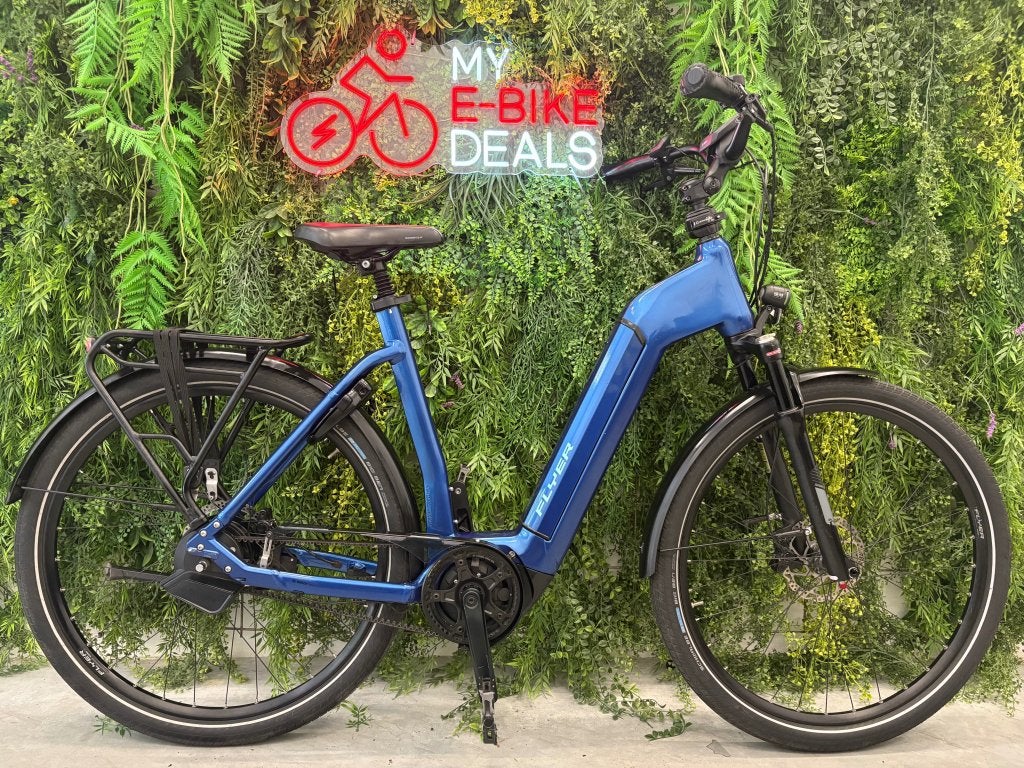 Flyer GoTour 6 | Bosch Perf. | 625Wh | Enviolo AUTOM. | Belt, Niet ingevuld, Ophalen of Verzenden, Zo goed als nieuw, 50 km per accu of meer