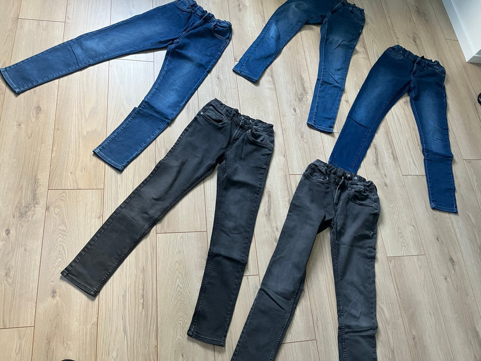 Skinny jeans maat 164, 5 stuks, Ophalen of Verzenden, Zo goed als nieuw, Jongen, Broek