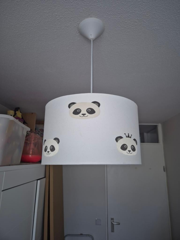 Kinderkamer lamp panda's, Ophalen, Zo goed als nieuw, Minder dan 50 cm