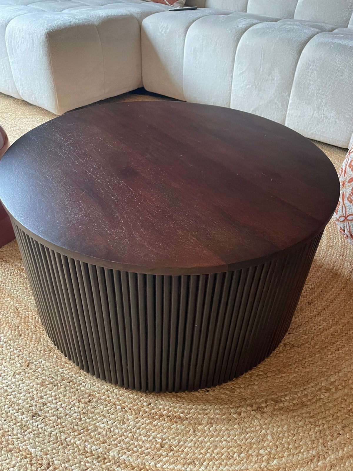 Lewis & Loft salontafel Lonne mangohout, Tuin en Terras, Bubbelbaden en Hottubs, Ophalen, Zo goed als nieuw, Vast