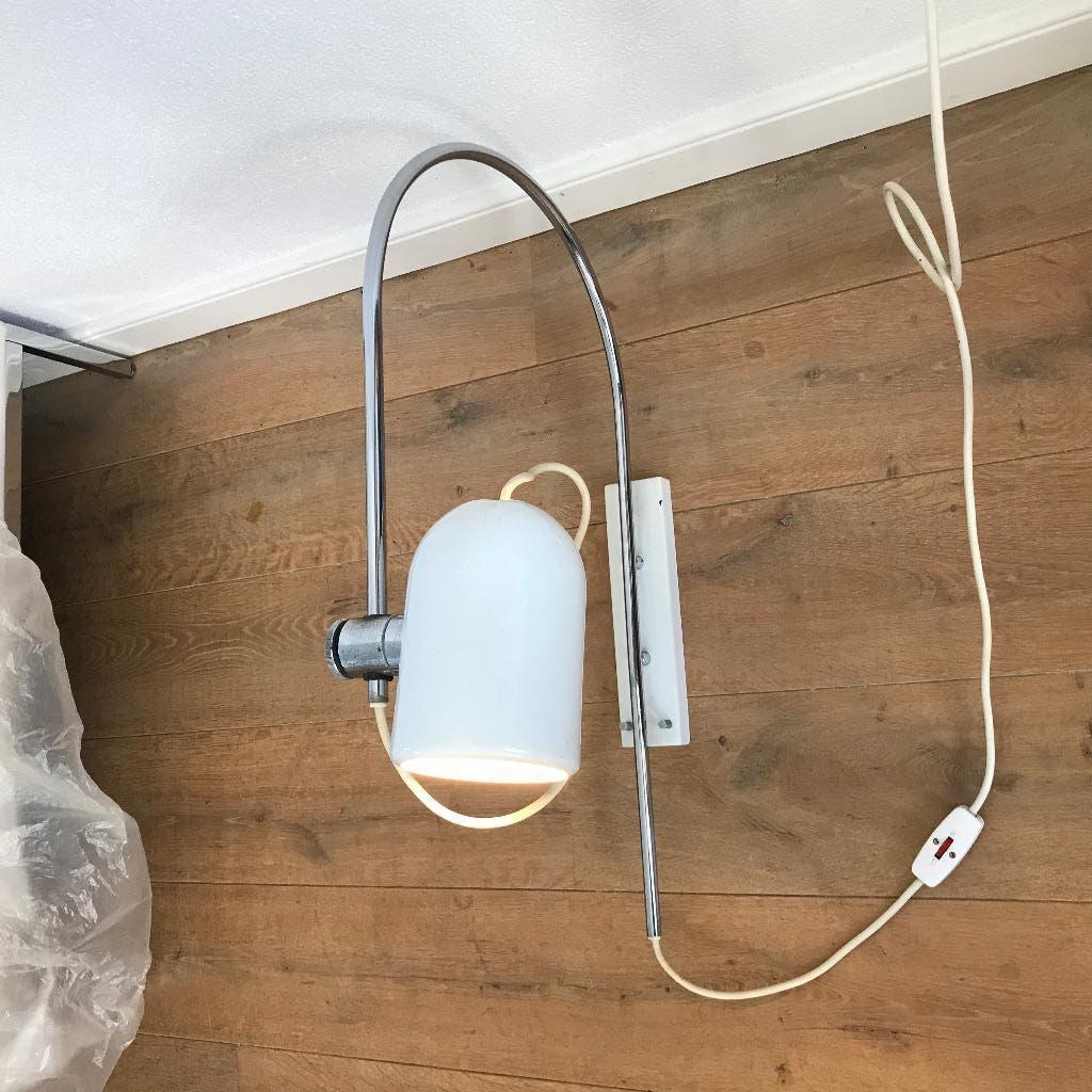 Vintage GEPO Arc booglamp boog vloerlamp lamp wandlamp, Gebruikt, Ophalen of Verzenden, Nvt, 150 tot 200 cm