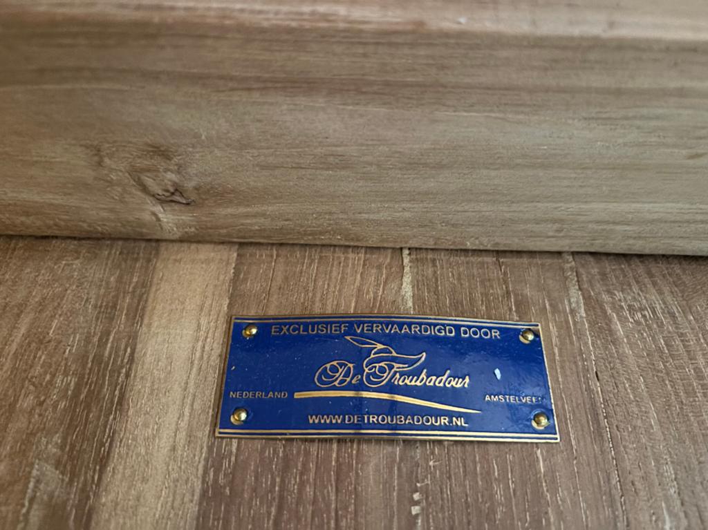 Eiken tafel plus krukken, Ophalen, Zo goed als nieuw