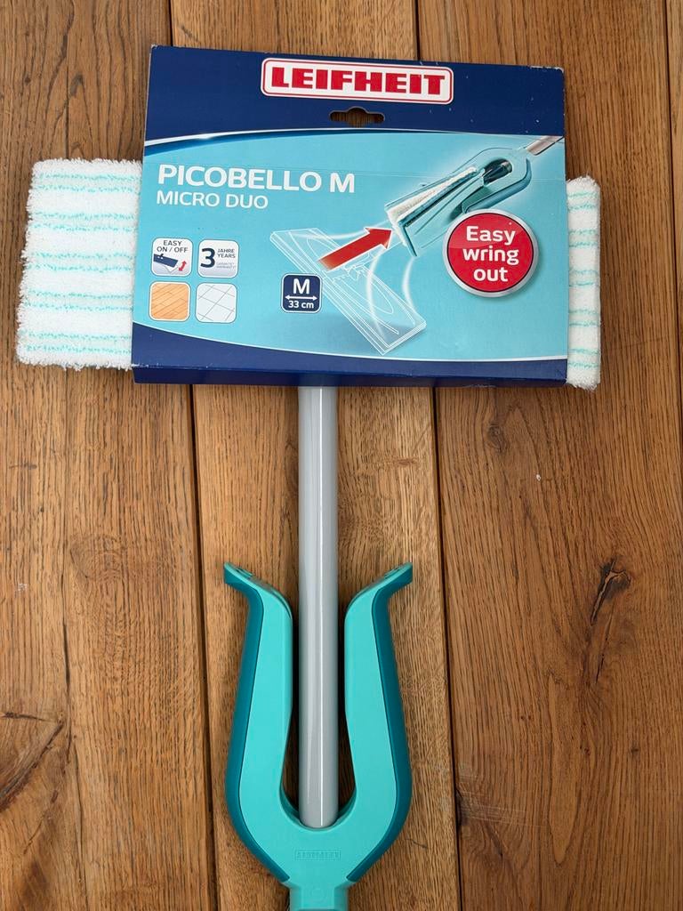Leifheit Picobello M Micro Duo Mop - Nieuw in verpakking, Ophalen, Mop of Dweil