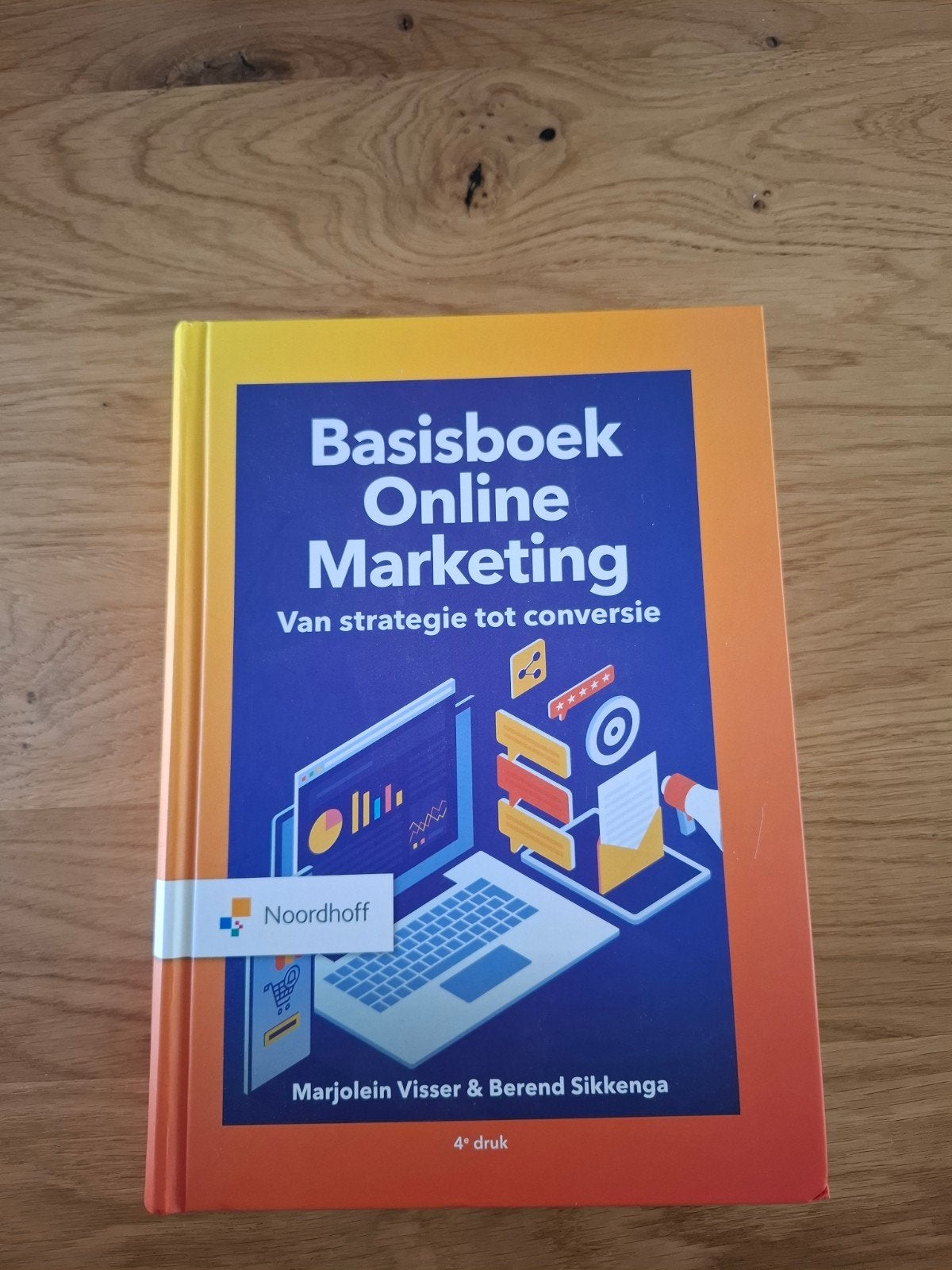 Basisboek Online Marketing - Visser & Sikkenga (4e druk), Ophalen of Verzenden, Zo goed als nieuw, MBO, Gamma