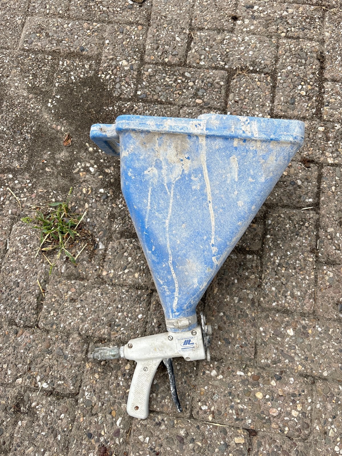 Marshalltown spuitpistool voor pleisterwerk, Doe-het-zelf en Verbouw, Gereedschap | Handgereedschap, Ophalen of Verzenden, Gebruikt