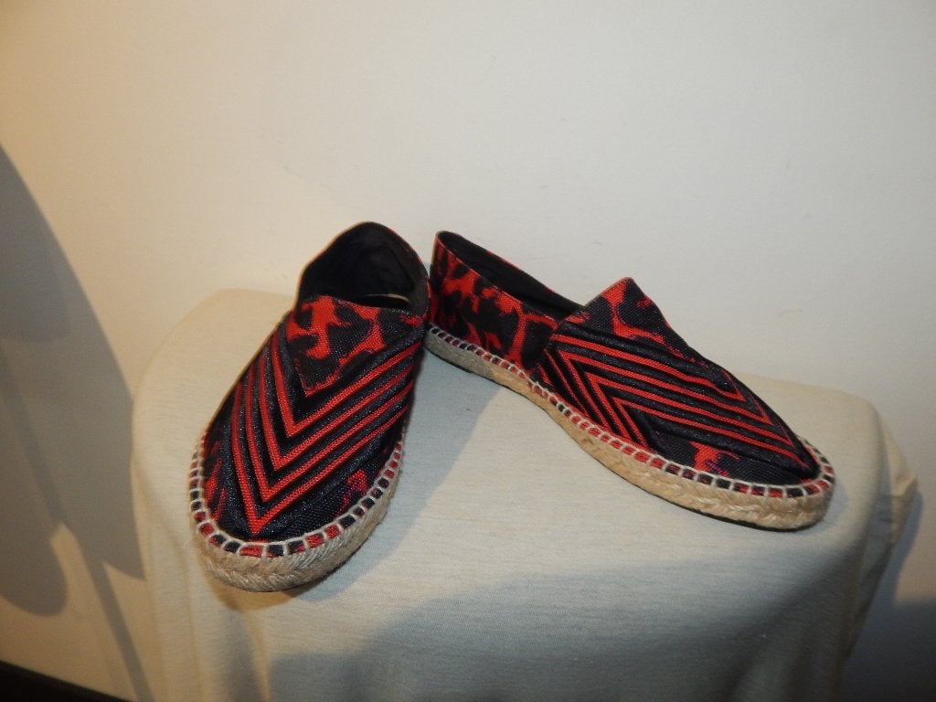 Maje espandrilles deels jaguar print & M stiksel Als Nieuw40, Overige kleuren, Verzenden, Espadrilles of Moccasins, Maje