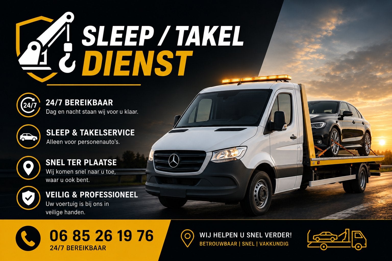 SLEEP/TAKEL DIENST