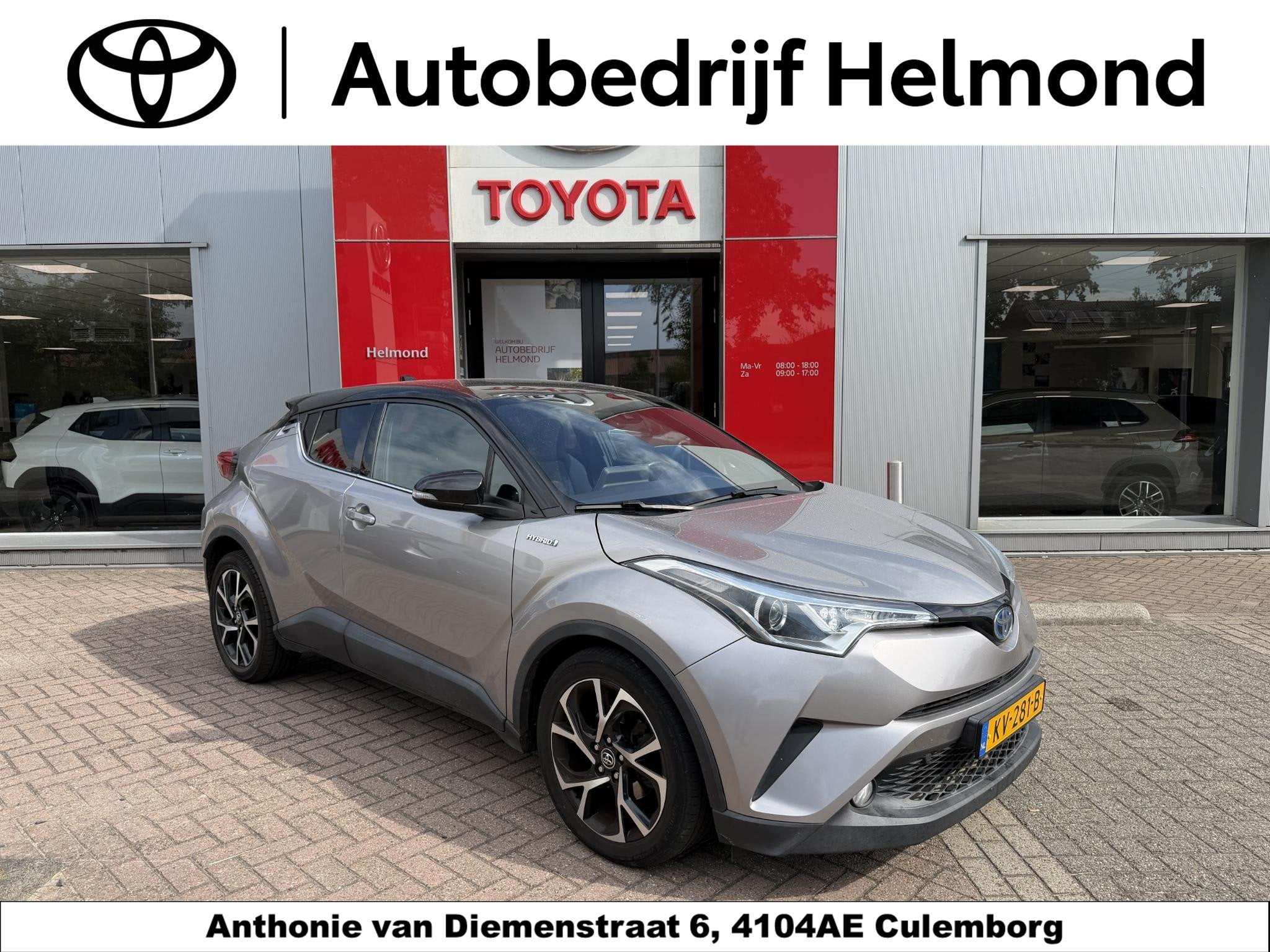 Toyota C-HR 1.8 Hybrid Bi-Tone, Stof, Euro 6, 4 cilinders, 122 pk