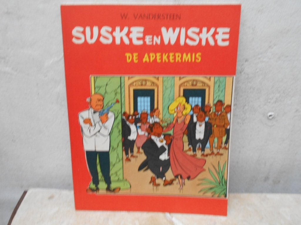 SUSKE EN WISKE  DE APEKERMIS1e druk, Eén stripboek, Ophalen of Verzenden, Gelezen