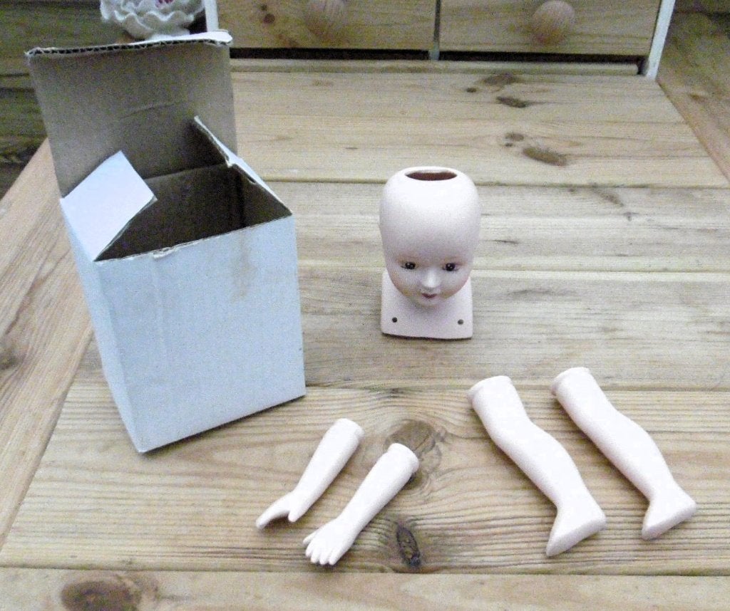 Porseleinen onderdelen voor zelfmaak pop, Hobby en Vrije tijd, Knutselen, Verzenden, Nieuw