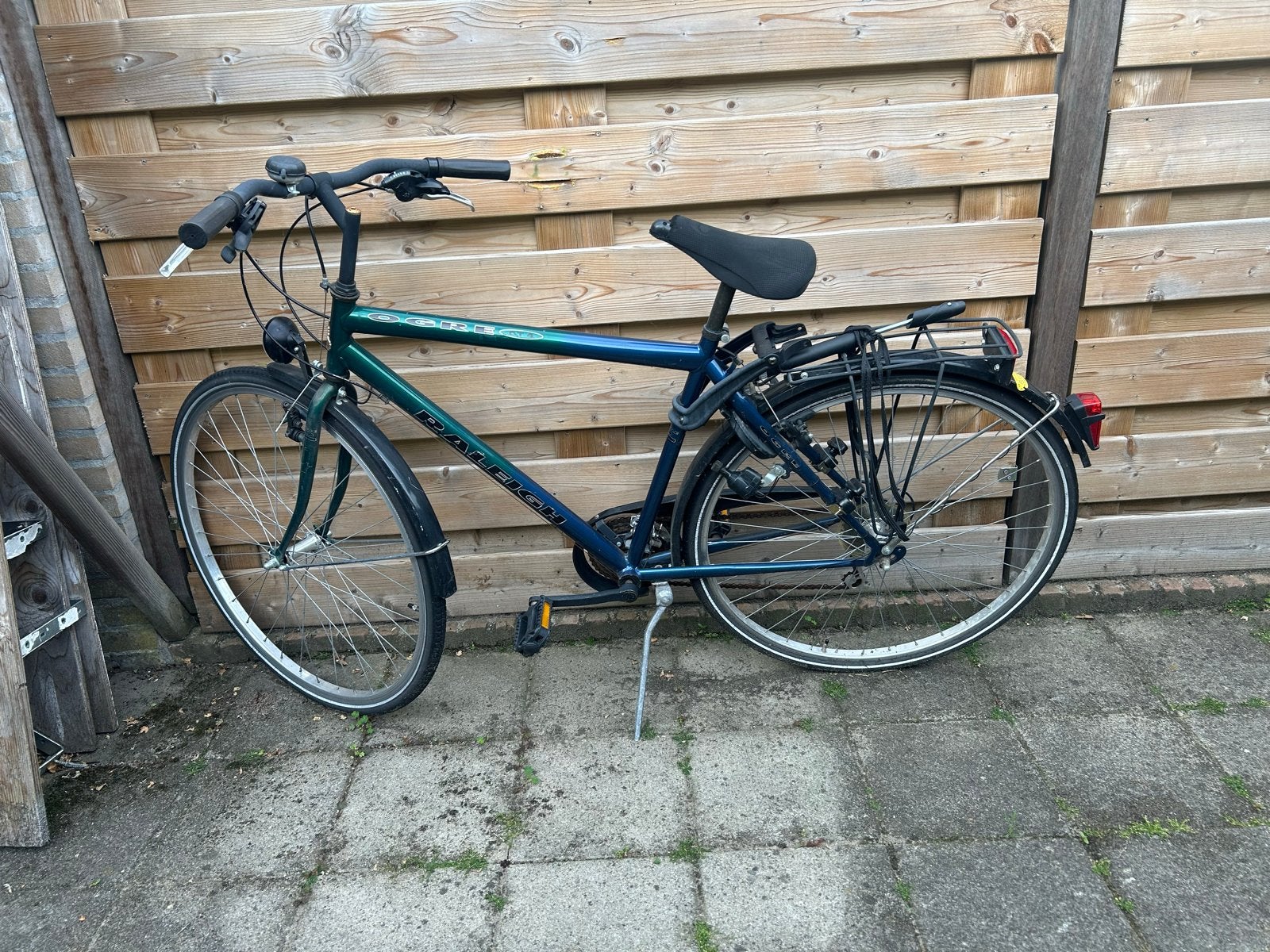 Raleigh fiets, Fietsen en Brommers, Fietsen | Heren | Herenfietsen, Gebruikt, Velgrem, Versnellingen, 61 tot 65 cm